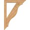 Ekena Millwork Funston Traditional Smooth Bracket w/ Offset Brace, Western Red Cedar, 5 1/2"W x 32"D x 44"H BKT0604X32X44FST01SWR - alternate 4